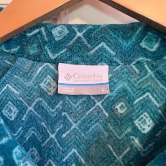 Columbia blue fleece quarter zip - Picture 5 of 8